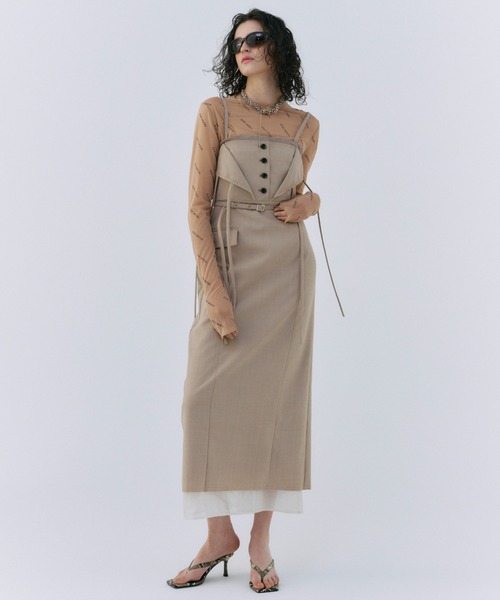 JOSE MOON（ジョゼムーン） ワンピース REBUILD SUITING DRESS