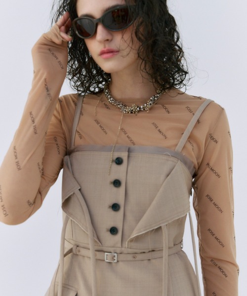 JOSE MOON ワンピース REBUILD SUITING DRESS/リビルドスーチン