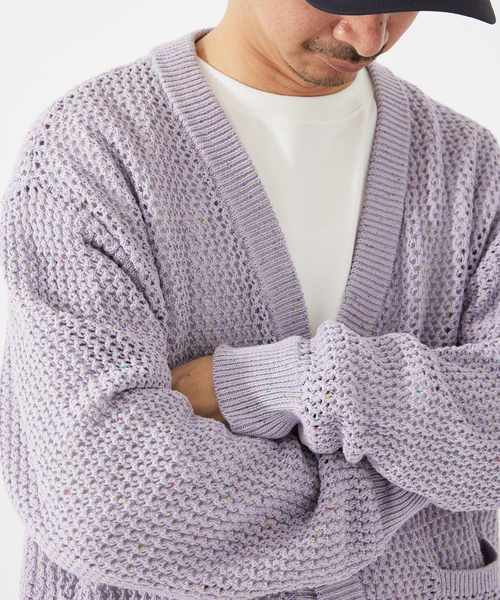 JOURNAL STANDARD relume カーディガン カラーネップ メッシュ