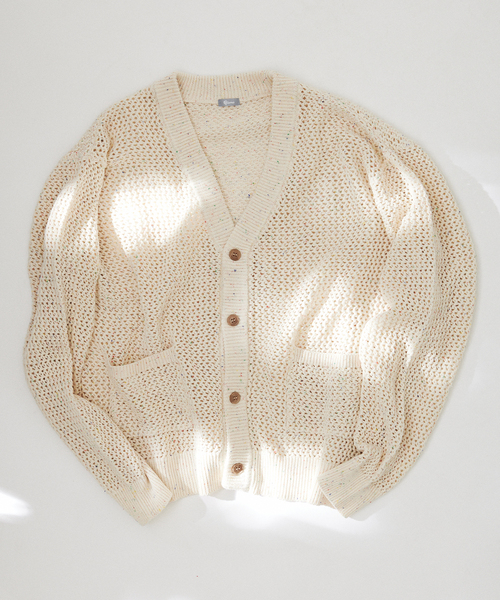 JOURNAL STANDARD relume カーディガン カラーネップ メッシュ