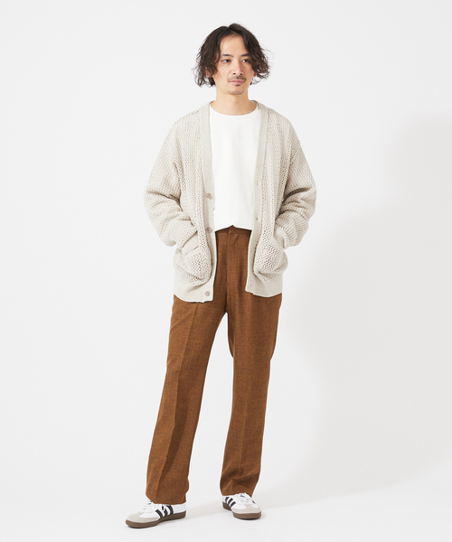 JOURNAL STANDARD relume カーディガン カラーネップ メッシュ