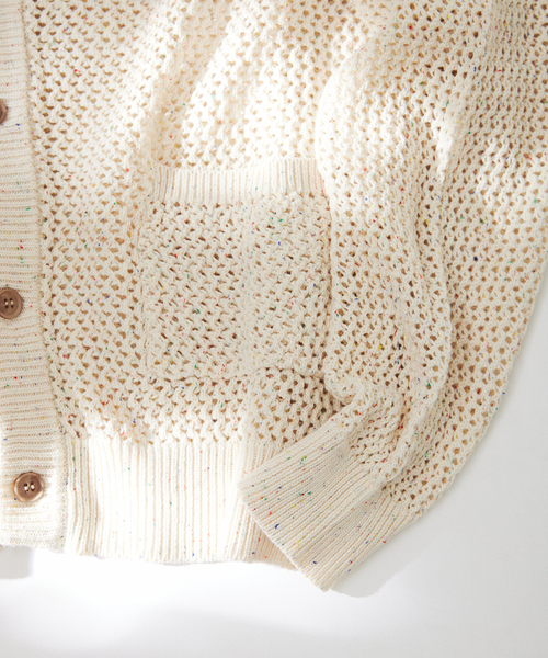JOURNAL STANDARD relume カーディガン カラーネップ メッシュ