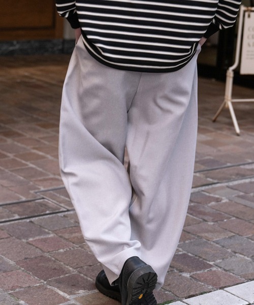 ギャルソン Mサイズ グレー パンツ ポリエステル COMME des GARCONS HOMME PLUS(コムデギャルソンオムプリュス