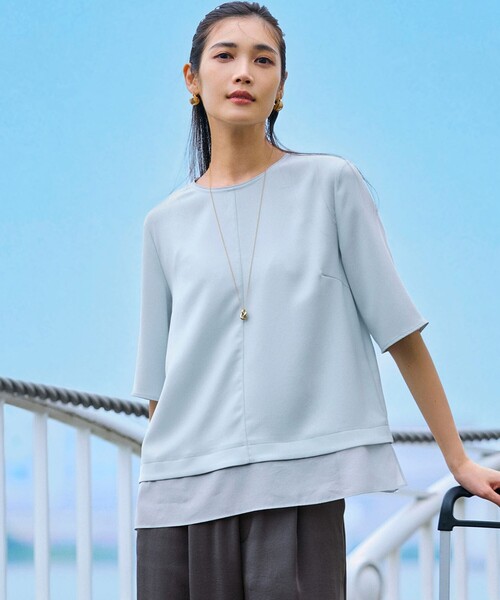 23区 tシャツ 「吸水速乾/UVカット/接触冷感」ストレッチジョー