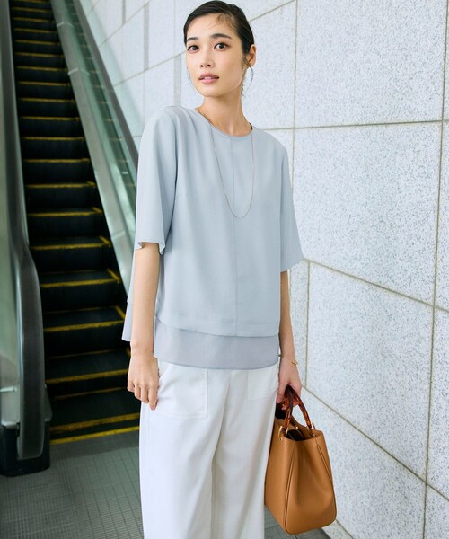 23区 tシャツ 「吸水速乾/UVカット/接触冷感」ストレッチジョー