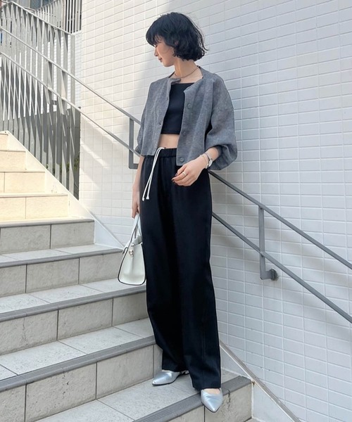キャミソール bra cami midriff(パット付きミドリフ丈インナーキャミソール) DRESSLAVE キャミソール bra cami midriff(パット付きミドリフ丈