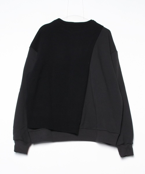 トレーナー スウェット DISCOVERED MIX KNIT CUTSEWN メンズ レディース