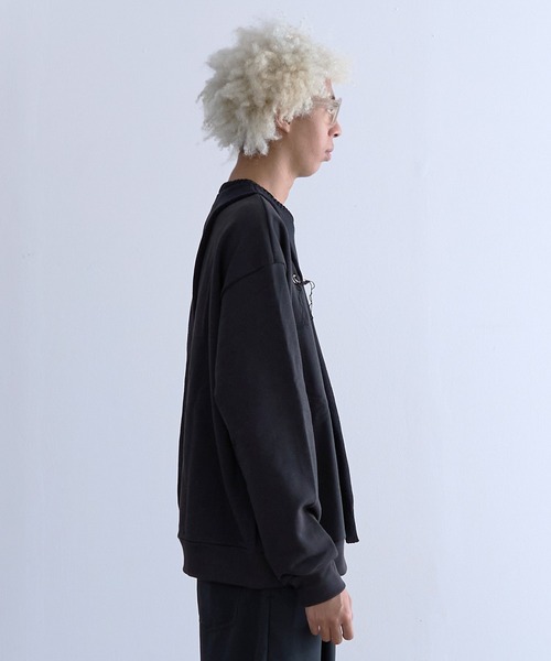 トレーナー スウェット DISCOVERED MIX KNIT CUTSEWN メンズ レディース