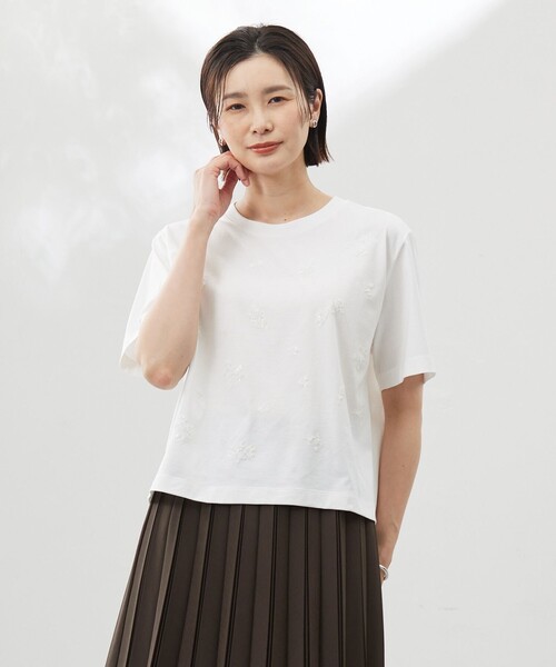 tシャツ 「洗える」スパンコール Ｔシャツ レディース