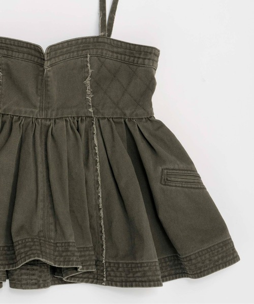 MAISON SPECIAL ブラウス シャツ Washed Peplum Tops/ウォッシュ