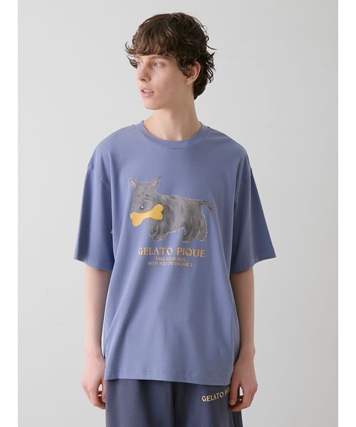 ジェラートピケ　UNISEX ワンポイントTシャツ gelato pique tシャツ 「UNISEX」ワンポイントTシャツ