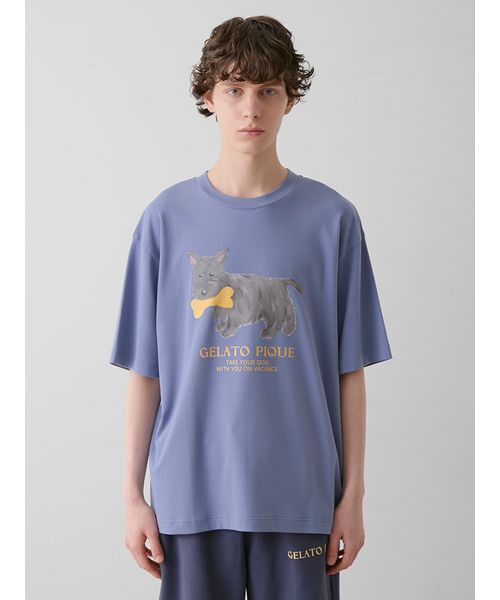 ジェラートピケ　UNISEX ワンポイントTシャツ gelato pique tシャツ 「UNISEX」ワンポイントTシャツ
