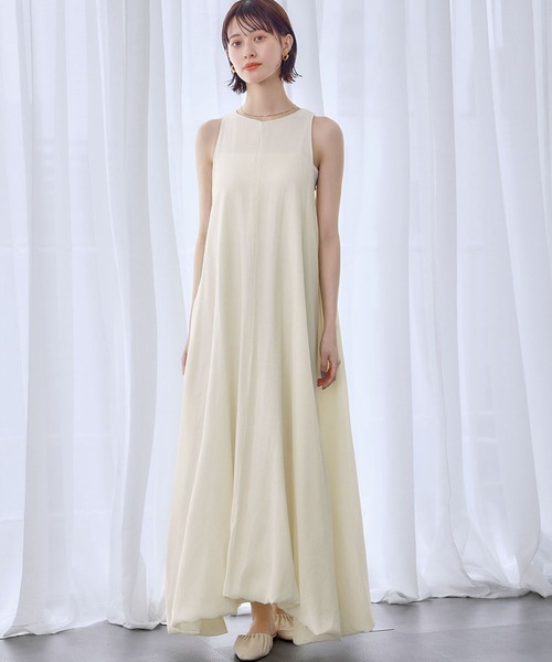 【美品】M's Gracy ノースリーブバルーンワンピース Ampirula ワンピース 「2025SS」ノースリーブバルーンワンピース