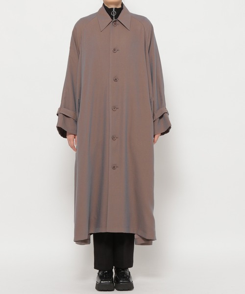 JEANASIS（ジーナシス） ステンカラーコート FREE グリーン レディース