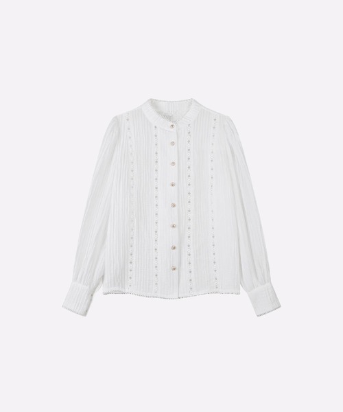 ブラウス シャツ Hollow Out Detail Blouse レディース