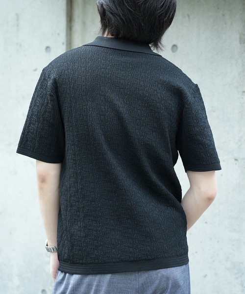 UNION STATION ポロシャツ *WEB限定 ルーズフィットジャガード