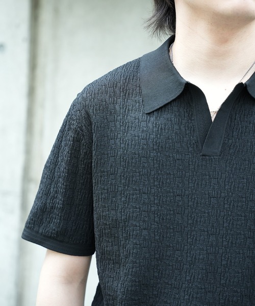 UNION STATION ポロシャツ *WEB限定 ルーズフィットジャガード