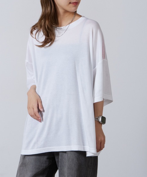 ループニットBIGティシャツ superNova.（スーパーノヴァ） セーター ニット Big Tee-Lyocell Knit