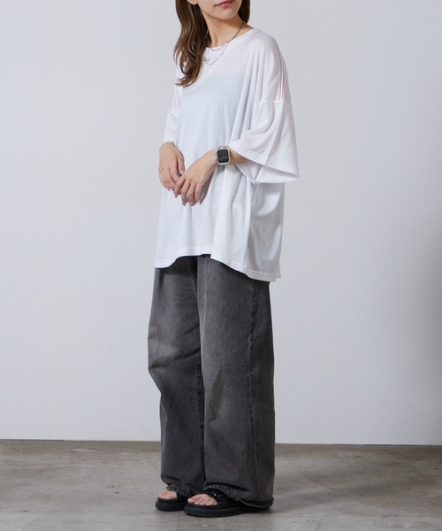 superNova.（スーパーノヴァ） セーター ニット Big Tee-Lyocell Knit 