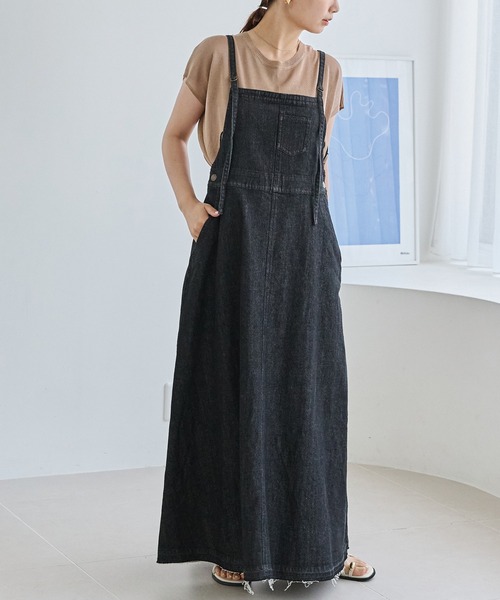ジャンパースカート　デニム ジャンパースカート デニムジャンパースカート : ZOZOTOWN Yahoo