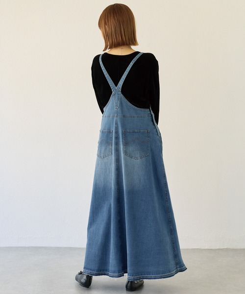 LAVEANGE ジャンパースカート デニムジャンパースカート : ZOZOTOWN