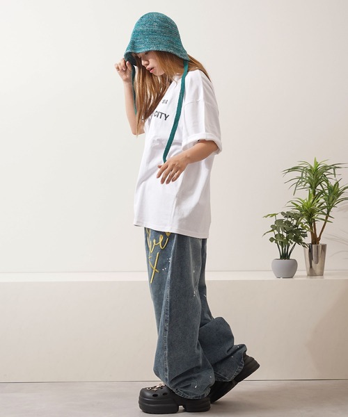 帽子 ハット リボン付き ボンネットハット / Bonnet hat with ribbon