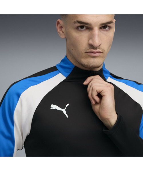 PUMA（プーマ） tシャツ メンズ サッカー INDIVIDUALLIGA 1/4 ジップ