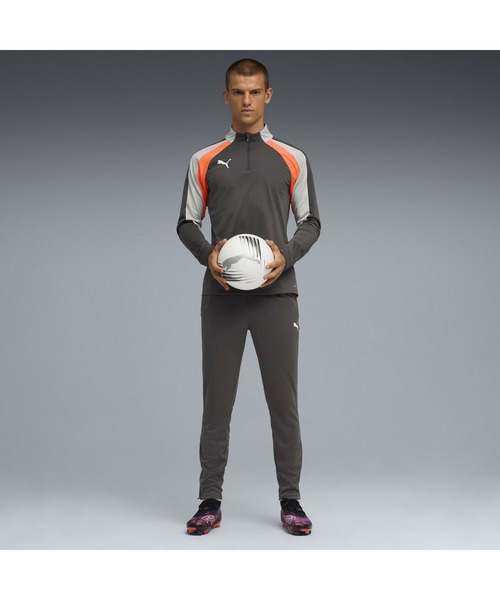 PUMA（プーマ） tシャツ メンズ サッカー INDIVIDUALLIGA 1/4 ジップ