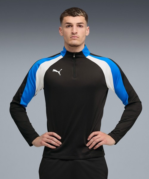 PUMA（プーマ） tシャツ メンズ サッカー INDIVIDUALLIGA 1/4 ジップ