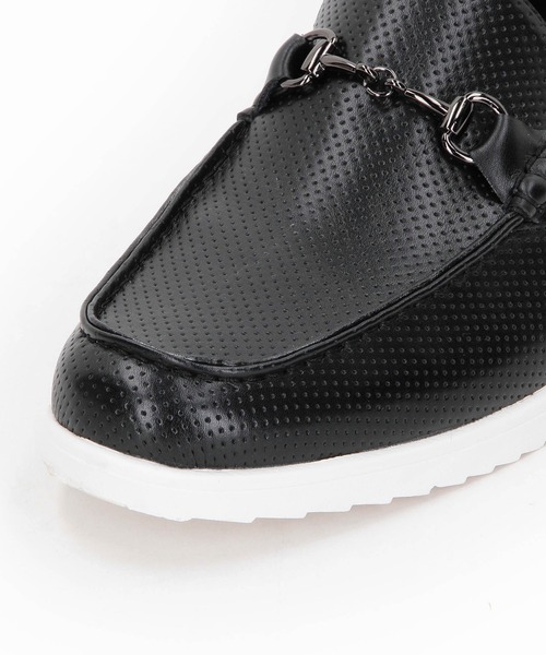 にこ NICOLE CLUB FOR MEN スニーカー ビットローファースニーカー