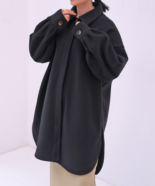 AKTE コート AKTE（アクテ） ステンカラーコート FREE ブラック レディース