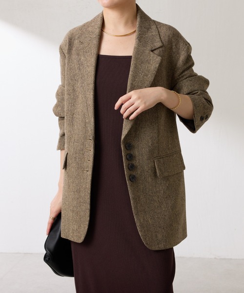 【美品】COLLAGE GALLARDAGALANTE　ジャケット　フリーサイズ COLLAGE GALLARDAGALANTE ジャケット テーラードジャケット