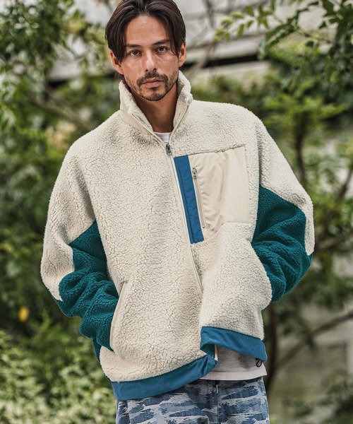 CAMBIO（カンビオ） コート ジャケット mj10945-ボアフリース切替