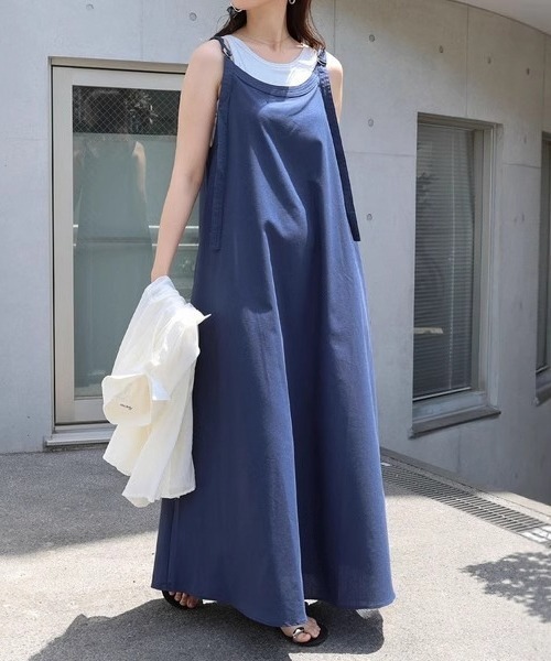 FREE STYLISTS ジャンパースカート ゆったりサイズ ジャンパースカート