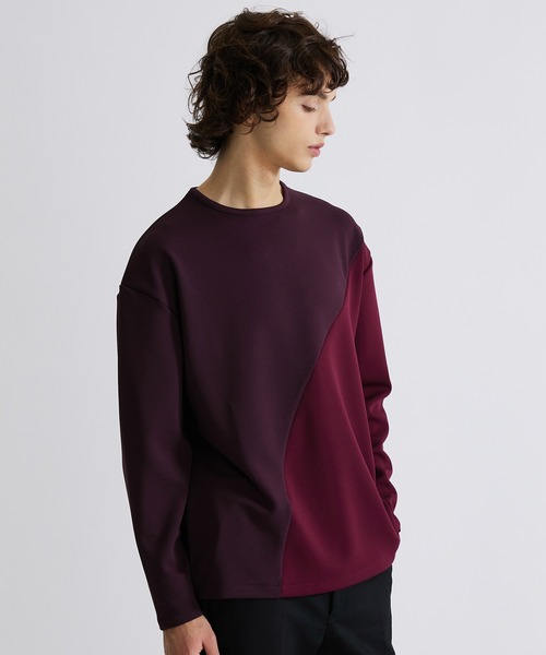 「UNITED TOKYO」 長袖Tシャツ 2 ネイビー メンズ