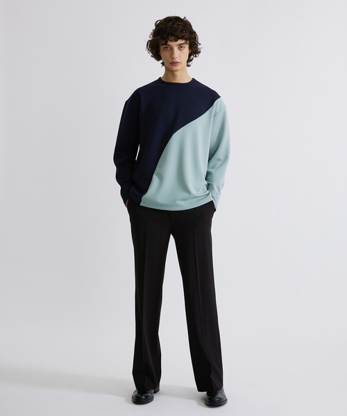 「UNITED TOKYO」 長袖Tシャツ 2 ネイビー メンズ