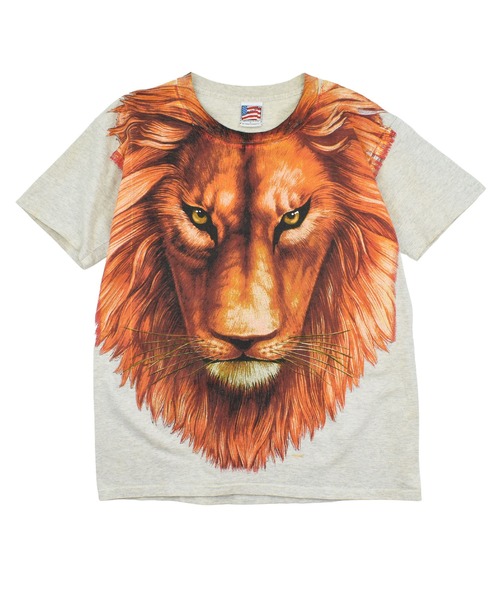 VINTAGE tシャツ 「USED」90's TRINITY PRODUCTS “Lion” アニマル T