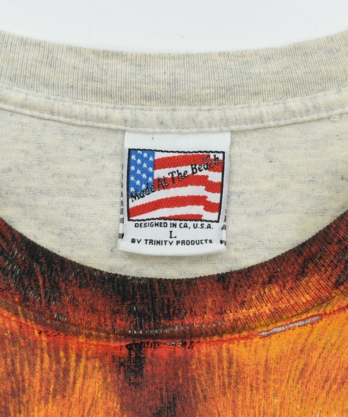 VINTAGE tシャツ 「USED」90's TRINITY PRODUCTS “Lion” アニマル T