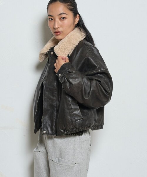 WHO’S WHO gallery【UNISEX】ヴィンテージライクブルゾン WHO'S WHO gallery ブルゾン アウター 「UNISEX/サイズ展開あり