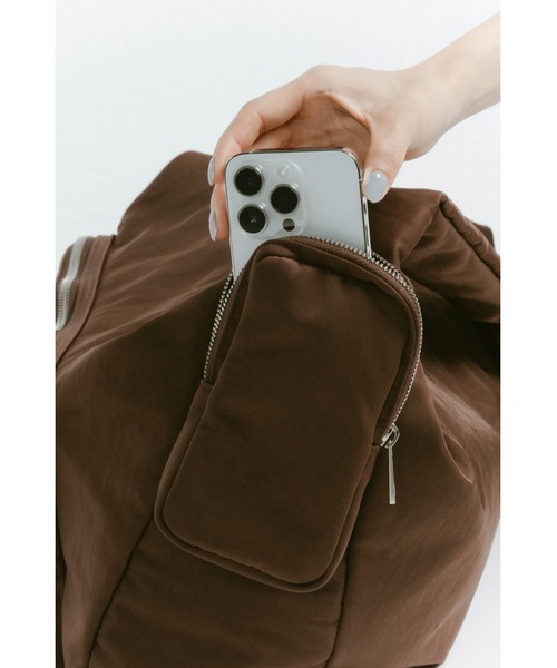 ⭐︎あい⭐︎ Knuth Marf ダークブラウン スエード ショルダーバッグ Knuth Marf（クヌースマーフ） ショルダーバッグ バッグ useful nylon