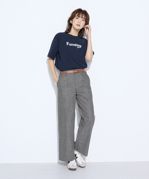 COMME CA Wardrobe tシャツ 半袖 ヴィンテージ天竺 Tシャツ レディース