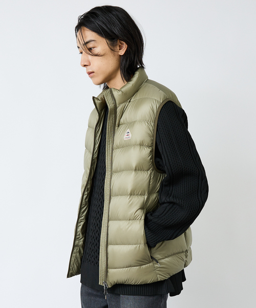 極美品・ピレネックス　ダウンベスト　REIMS VEST　ベージュ 極美品・ピレネックス ダウンベスト REIMS VEST ベージュ