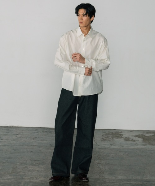 シャツ 「LURAKU」Regular Fit Shirt / LURAKU レギュラーフィットシャツ メンズ | LURAKU | 06