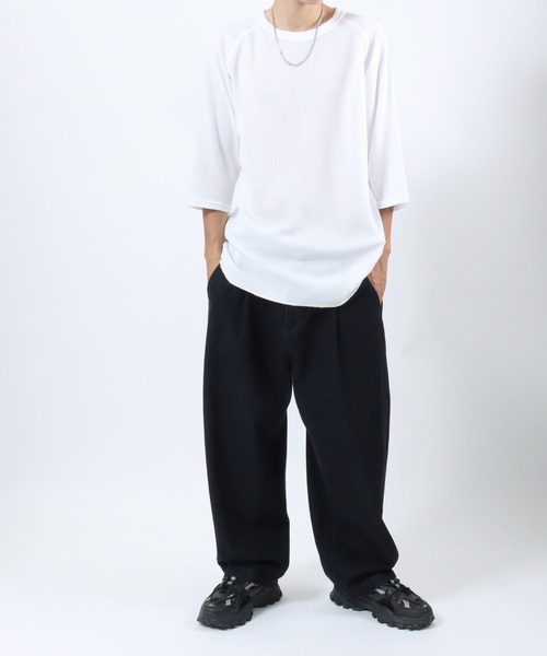 JEMORGAN（ジェーイーモーガン） tシャツ サーマル ワッフル ラグラン