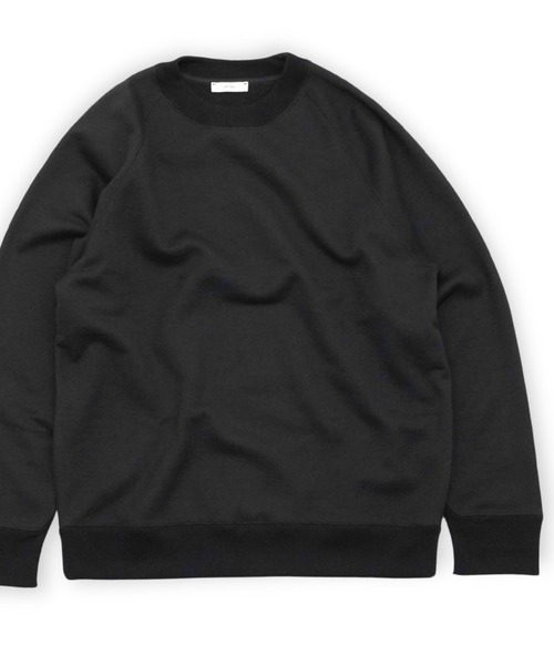 ATON ダークグレー スウェット06 ATON（エイトン） トレーナー スウェット ZERO URAKE CREWNECK SWEAT