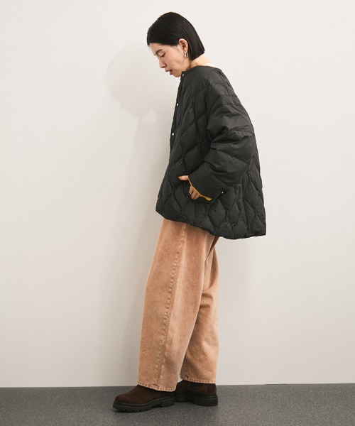 LE CERCLE par rope' ダウンコート ダウンジャケット リバーシブル