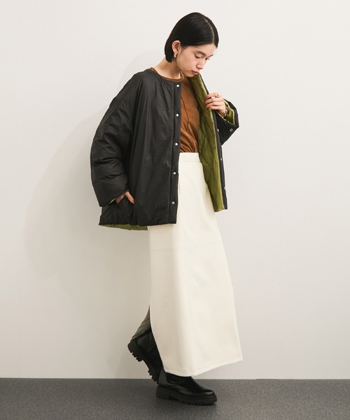 LE CERCLE par rope' ダウンコート ダウンジャケット リバーシブル