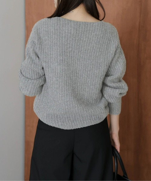 リボンセーター MAJESTIC LEGON（マジェスティックレゴン） ニット セーター リボン
