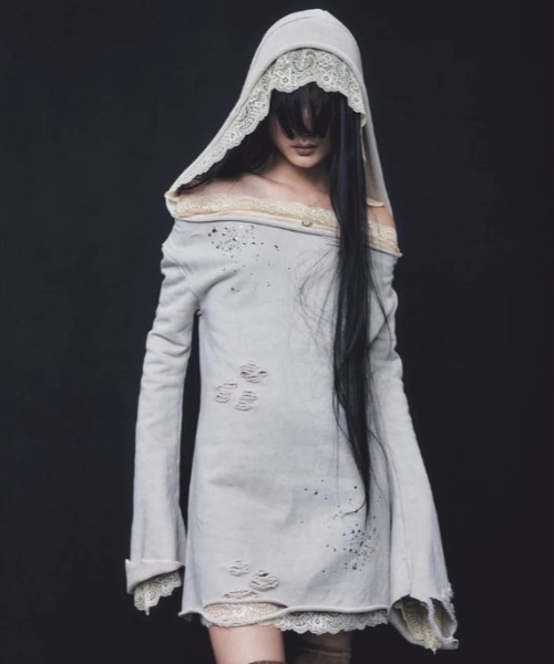 るんneith レース ワンピース neith.（ネイス） ワンピース neith./ネイス/Love Veil Sweat Dress