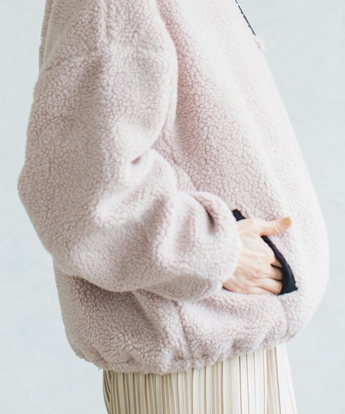 「pairmanon」 ブルゾン FREE グレイッシュベージュ レディース_画像7